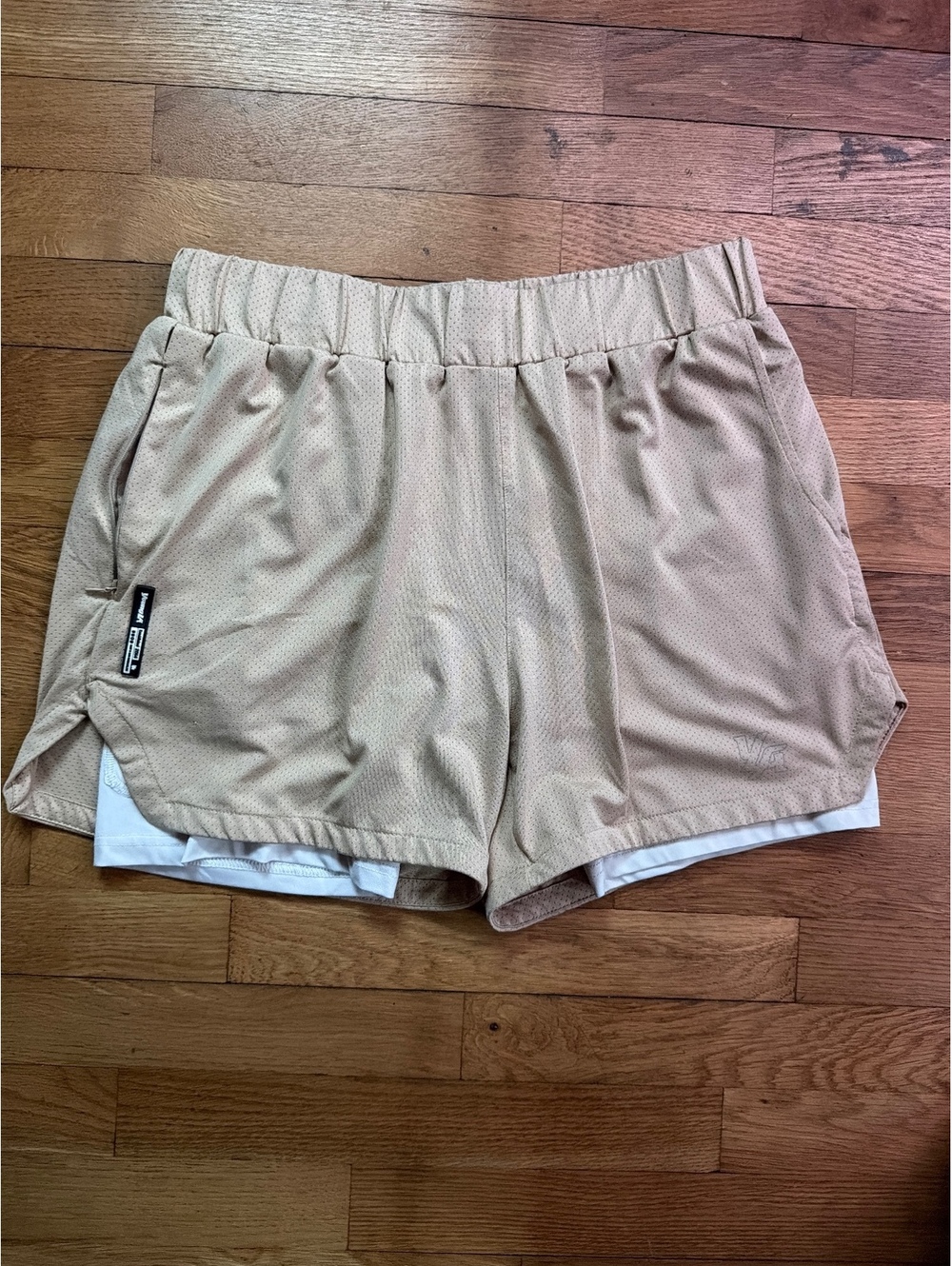 Large - Men - YoungLA Beige Mesh Athletic Liner Shorts